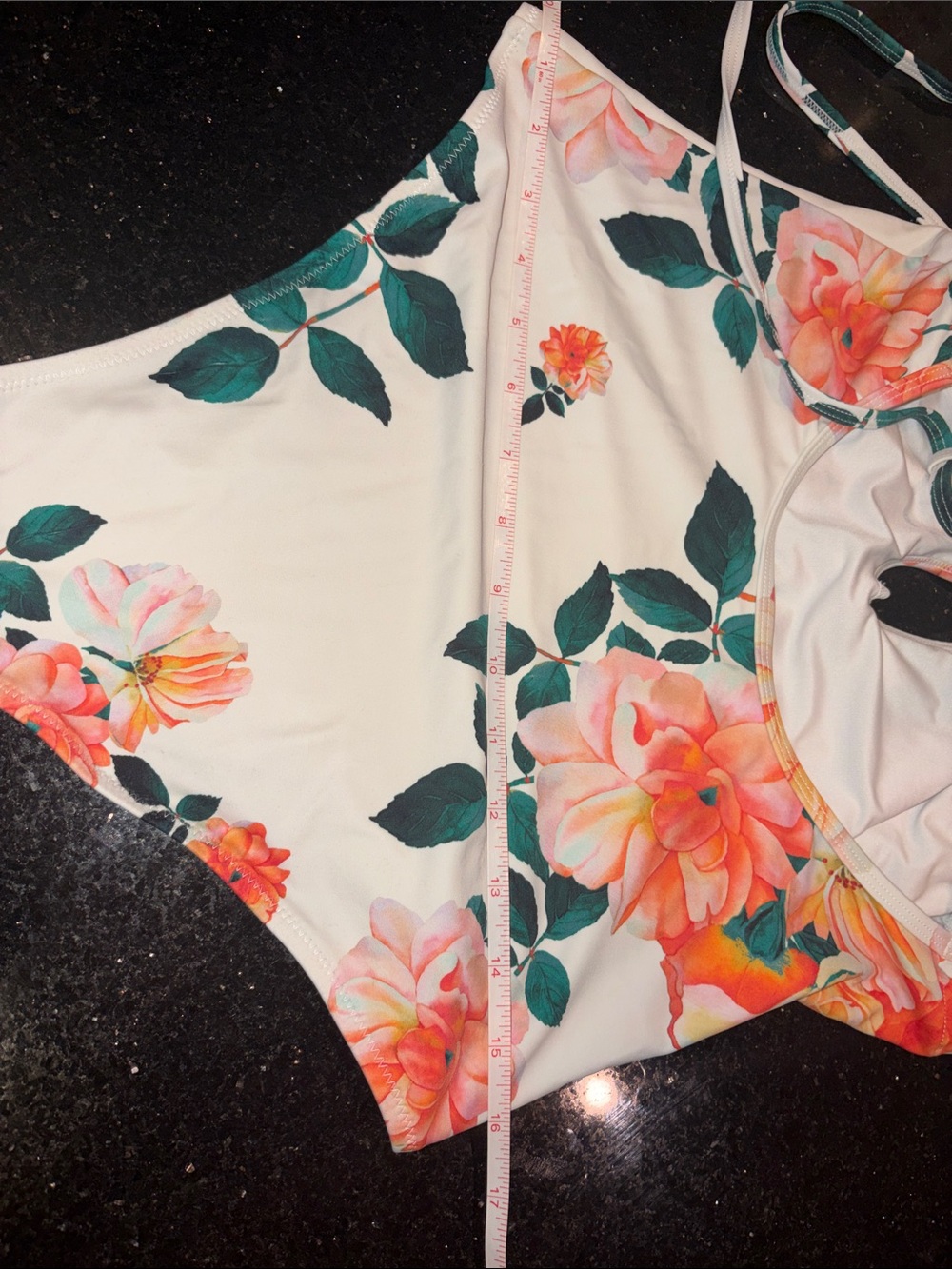 Cupshe White Floral Ruffled One-Piece Swimsuit - Picture 5 of 6